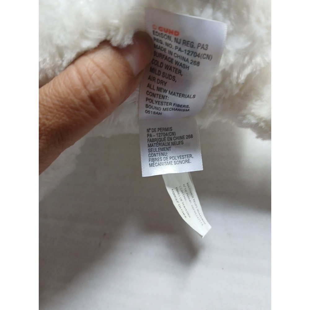 Baby Gund Little‎ Blessings Lena Lamb Wind Up Musical 9" Soft Stuffed Plush - Picture 8 of 9
